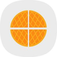 Waffle Vector Icon Design