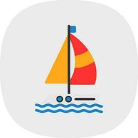 diseño de icono de vector de barco