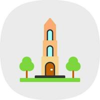 Dom tower Vector Icon Design