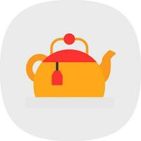 Teapot Vector Icon Design