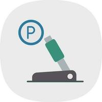 Parking brake Vector Icon Design