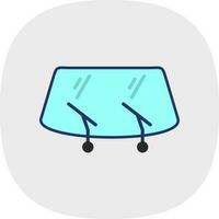 Windshield Vector Icon Design