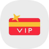 Vip card Vector Icon Design