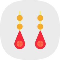 Earring Vector Icon Design