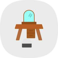 Dressing table Vector Icon Design