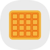 Waffle Vector Icon Design