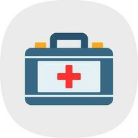 First aid kit Vector Icon Design