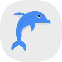 Dolphin Vector Icon Design