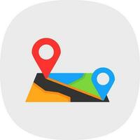 Map Vector Icon Design