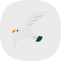 Seagull Vector Icon Design