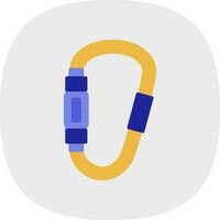 Carabiner Vector Icon Design