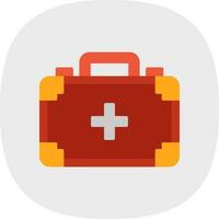 First aid kit Vector Icon Design