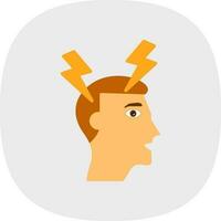 Headache Vector Icon Design