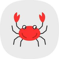 Crab Vector Icon Design