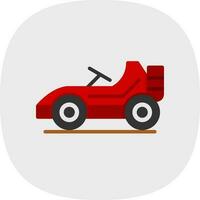 Go kart Vector Icon Design