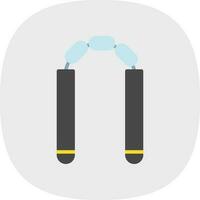 nunchaku vector icono diseño