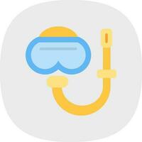 Snorkel gear Vector Icon Design