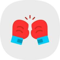 Boxing gloves Vector Icon Design