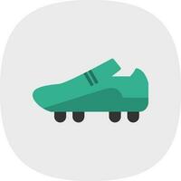 diseño de icono de vector de botas de fútbol