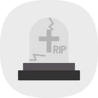 Cemetery Vector Icon Design