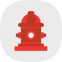 Fire hydrant Vector Icon Design