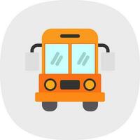 School bus Vector Icon Design