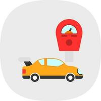 Parking meter Vector Icon Design