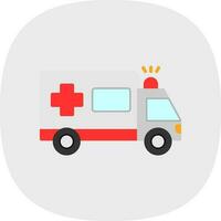 Ambulance Vector Icon Design