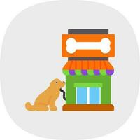 diseño de icono de vector de tienda de mascotas