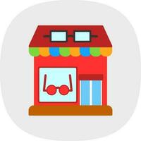 diseño de icono de vector de tienda óptica