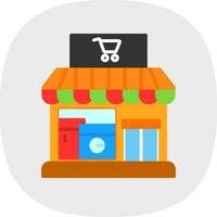 diseño de icono de vector de tienda de electrónica