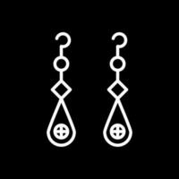 Earrings Vector Icon Design