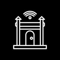 Halle gate Vector Icon Design