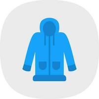 Raincoat Vector Icon Design