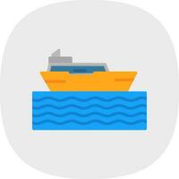 diseño de icono de vector de crucero