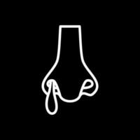 Runny nose Vector Icon Design