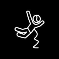 Base jumping Vector Icon Design