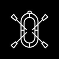 Rafting Vector Icon Design
