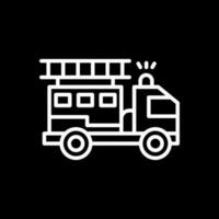 Firetruck Vector Icon Design