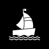 diseño de icono de vector de barco