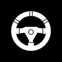 Steering wheel Vector Icon Design