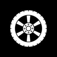 Alloy wheel Vector Icon Design