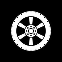 Alloy wheel Vector Icon Design