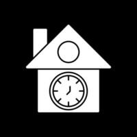 diseño de icono de vector de reloj de cuco