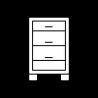 Chest of drawers Vector Icon Design