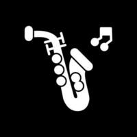 saxofón vector icono diseño