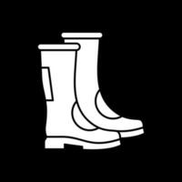 diseño de icono de vector de botas