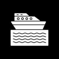 diseño de icono de vector de barco