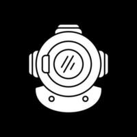 Diving helmet Vector Icon Design