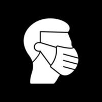 Face mask Vector Icon Design